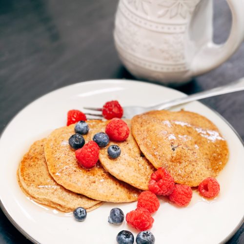 Banana Oat Pancakes