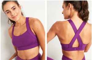 High Support Cross-Back Sports Bra for Women