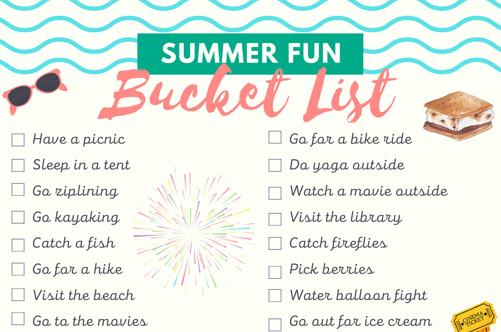 Summer Bucket List - Wife Mother Runner